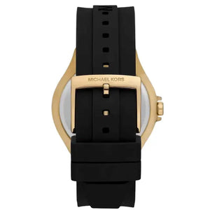 Michael Kors Camille MK7247 Women’s Gold Crystal Silicone Multi-Function Watch - Luxury Hub Store