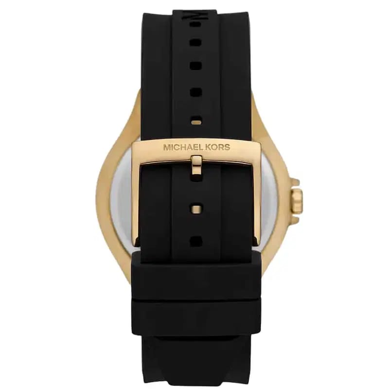Michael Kors Camille MK7247 Women’s Gold Crystal Silicone Multi-Function Watch - Luxury Hub Store