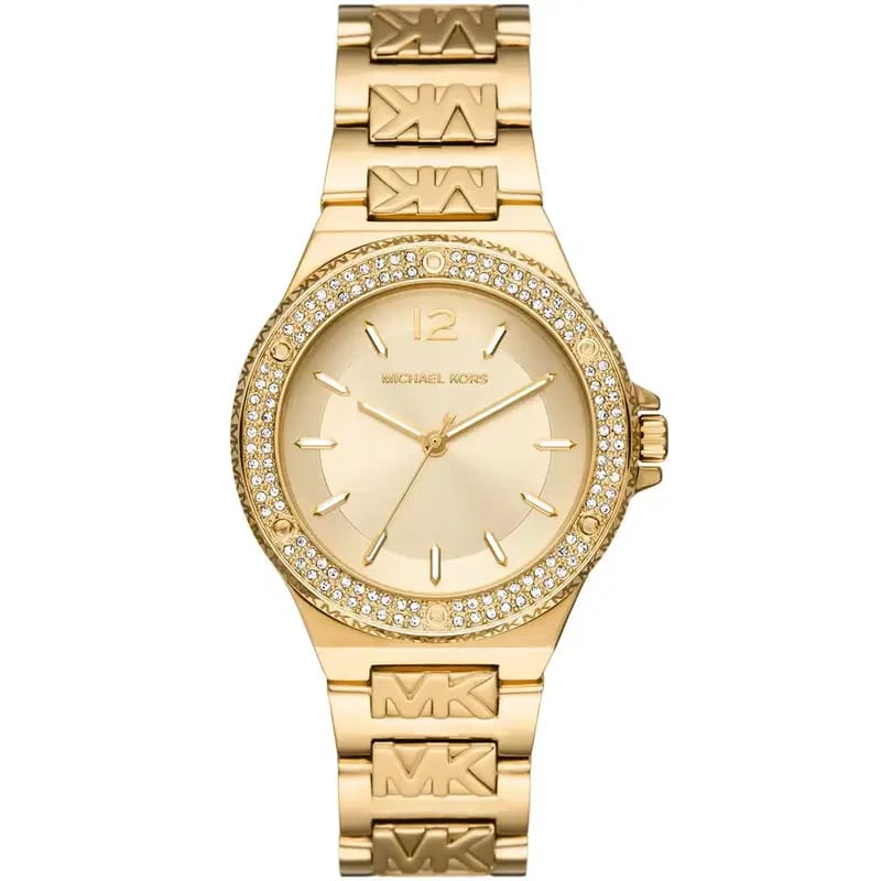 Michael Kors Lennox MK7339 Women’s Gold Stainless Steel Analog Watch - Luxury Hub Store