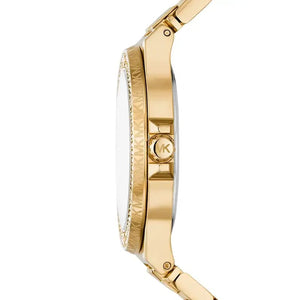 Michael Kors Lennox MK7339 Women’s Gold Stainless Steel Analog Watch - Luxury Hub Store