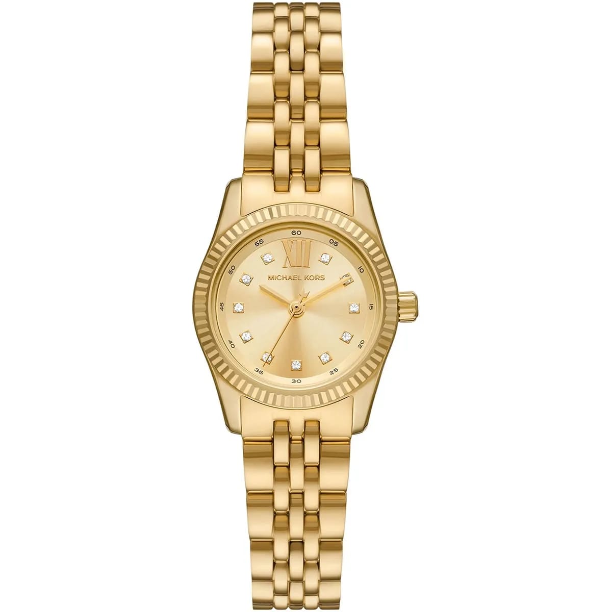 Michael Kors Lexington MK4741 Women’s Gold Dial Stainless Steel Watch - Luxury Hub Store