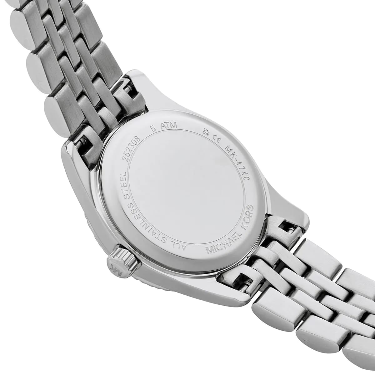 Michael Kors Lexington MK4740 Women’s Silver & Gold Dial Stainless Steel Watch - Luxury Hub Store