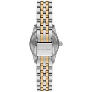 Michael Kors Lexington MK4740 Women’s Silver & Gold Dial Stainless Steel Watch - Luxury Hub Store