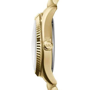 Michael Kors Lexington MK3271 Women’s Gold-Tone Turquoise Dial Stainless Steel Watch - Luxury Hub Store