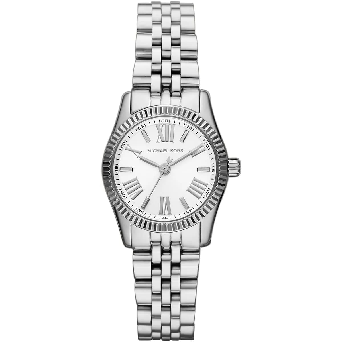 Michael Kors Lexington MK3228 Women’s Silver Stainless Steel Watch - Luxury Hub Store