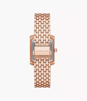 Michael Kors Emery Three MK4743 Women’s Rose Gold Stainless Steel Watch - Luxury Hub Store