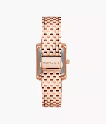 Michael Kors Emery Three MK4743 Women’s Rose Gold Stainless Steel Watch - Luxury Hub Store