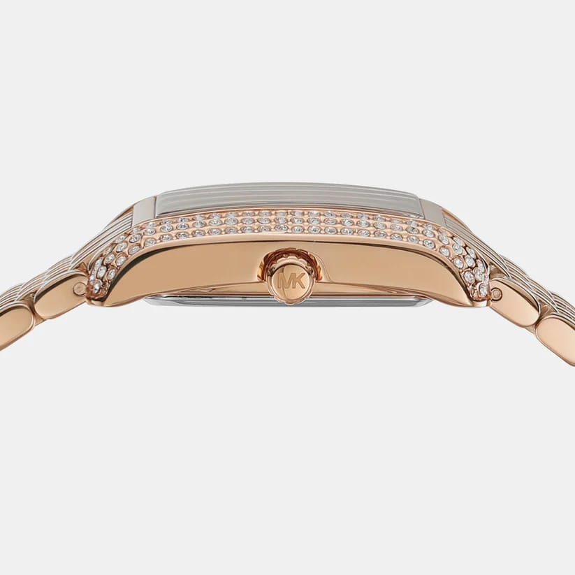 Michael Kors Emery Three MK4743 Women’s Rose Gold Stainless Steel Watch - Luxury Hub Store