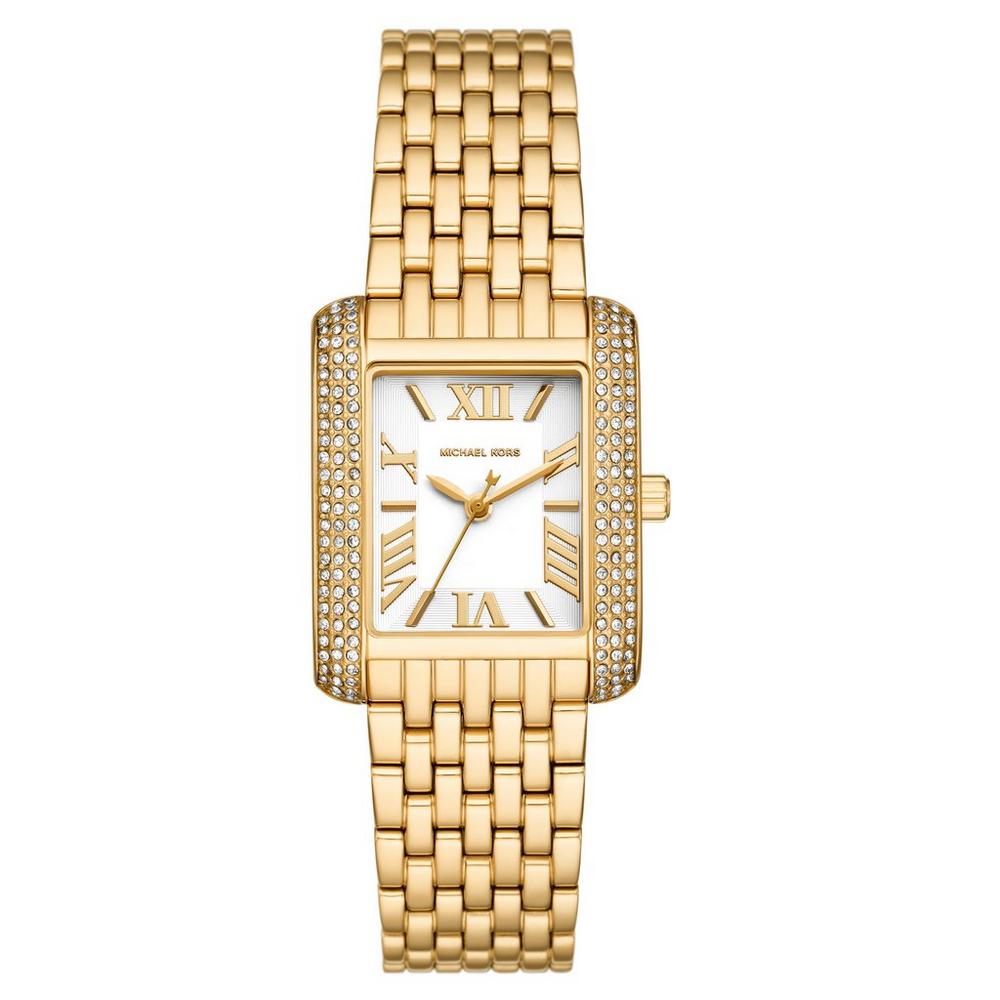 Michael Kors Emery MK4640 Women’s Gold White Dial Stainless Steel Watch - Luxury Hub Store