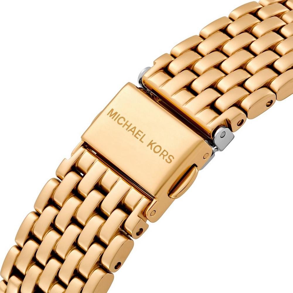 Michael Kors Emery MK4640 Women’s Gold White Dial Stainless Steel Watch - Luxury Hub Store