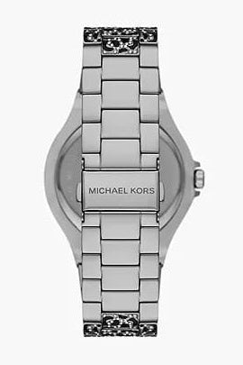 Michael Kors MK7408 Lennox Animal Women’s Silver Crystal Dial Watch - Luxury Hub Store