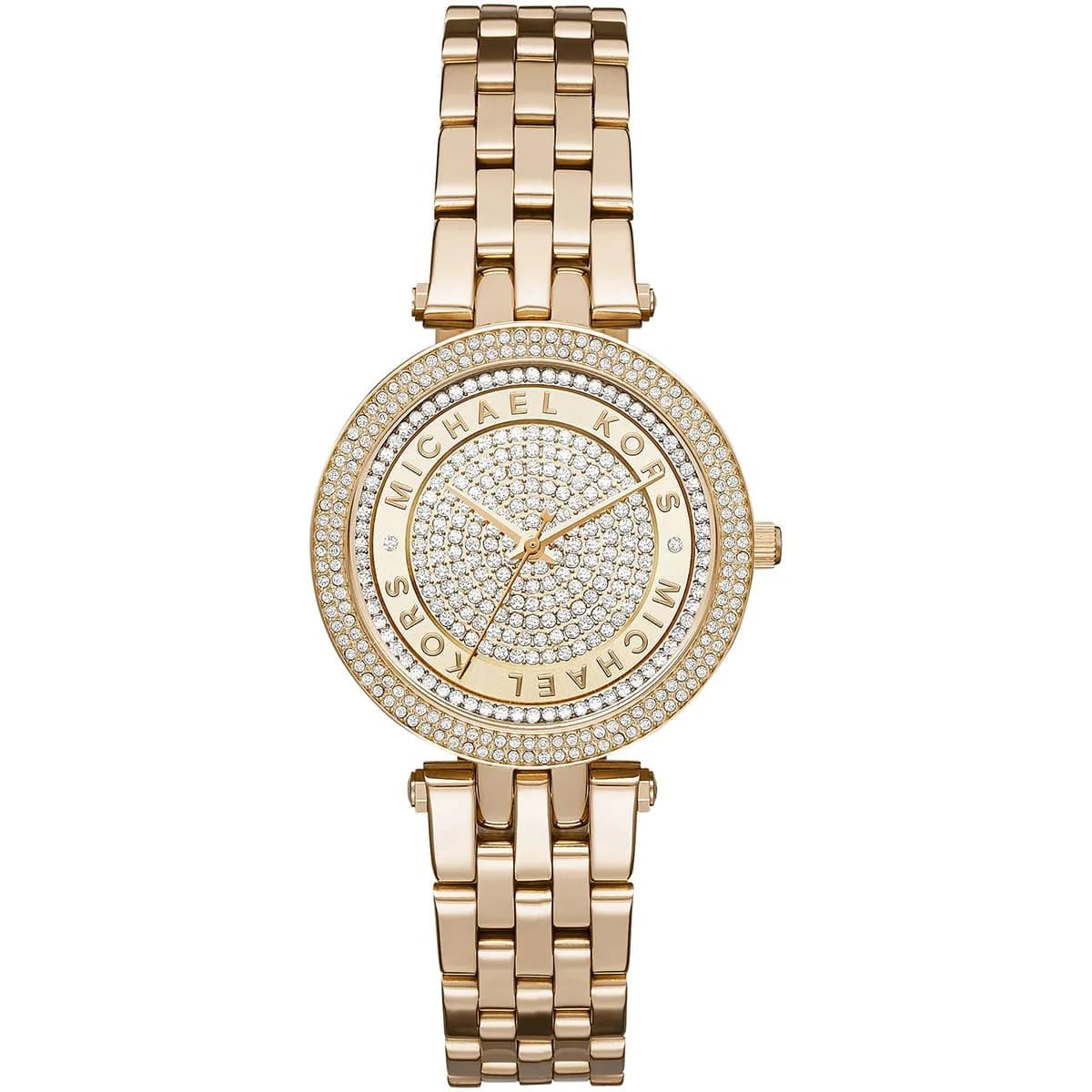 Michael Kors MK3445 Darci Mini Women’s Gold Crystal Dial Watch - Luxury Hub Store