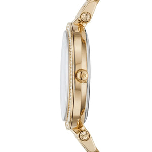 Michael Kors MK3445 Darci Mini Women’s Gold Crystal Dial Watch - Luxury Hub Store