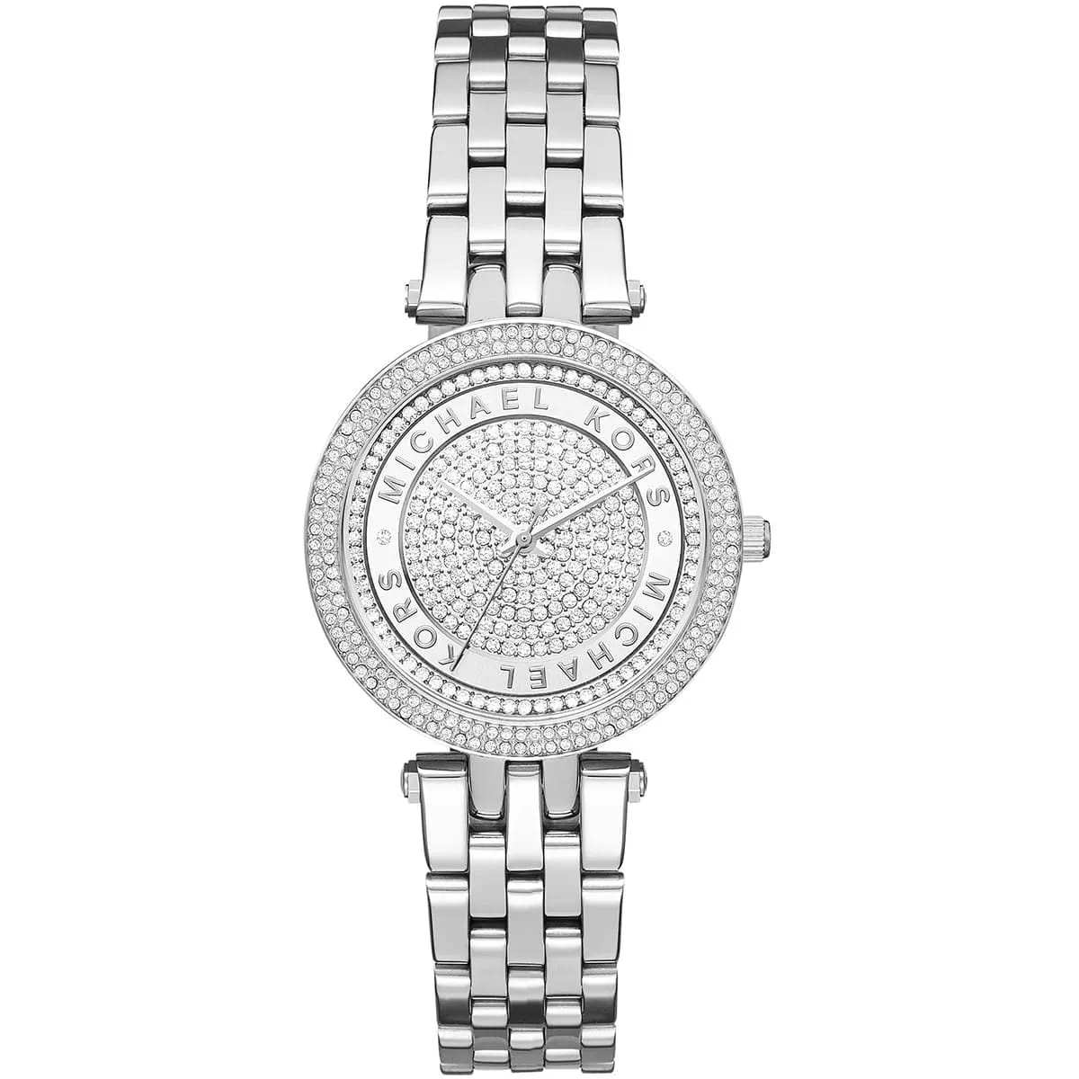 Michael Kors MK3476 Darci Mini Women’s Silver Crystal Dial Watch - Luxury Hub Store