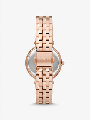 Michael Kors MK4592 Darci Mini Women’s Rose Gold Crystal Dial Watch - Luxury Hub Store