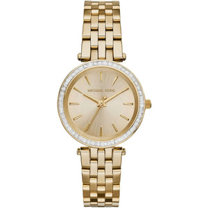 Michael Kors MK3365 Darci Mini Women’s Gold Crystal Dial Watch - Luxury Hub Store