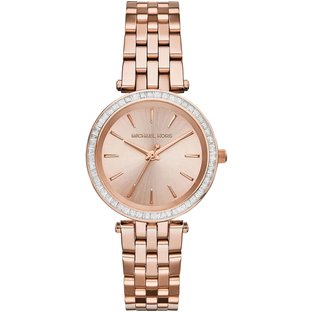 Michael Kors MK3366 Darci Mini Women’s Rose Gold Crystal Dial Watch - Luxury Hub Store
