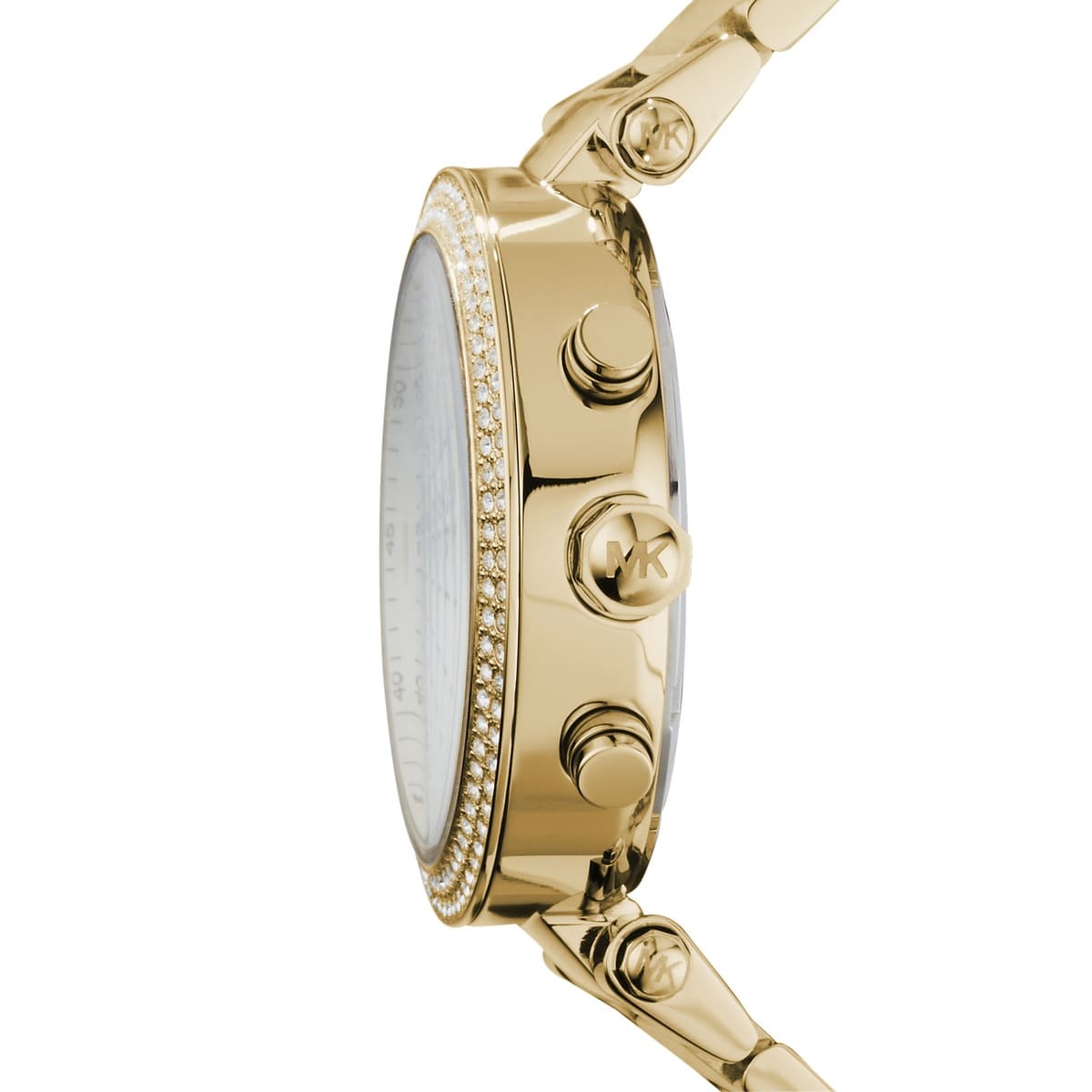Michael Kors MK5354 Parker Women’s Gold Dial Gold-Tone Chronograph Watch - Luxury Hub Store