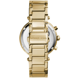 Michael Kors MK5354 Parker Women’s Gold Dial Gold-Tone Chronograph Watch - Luxury Hub Store