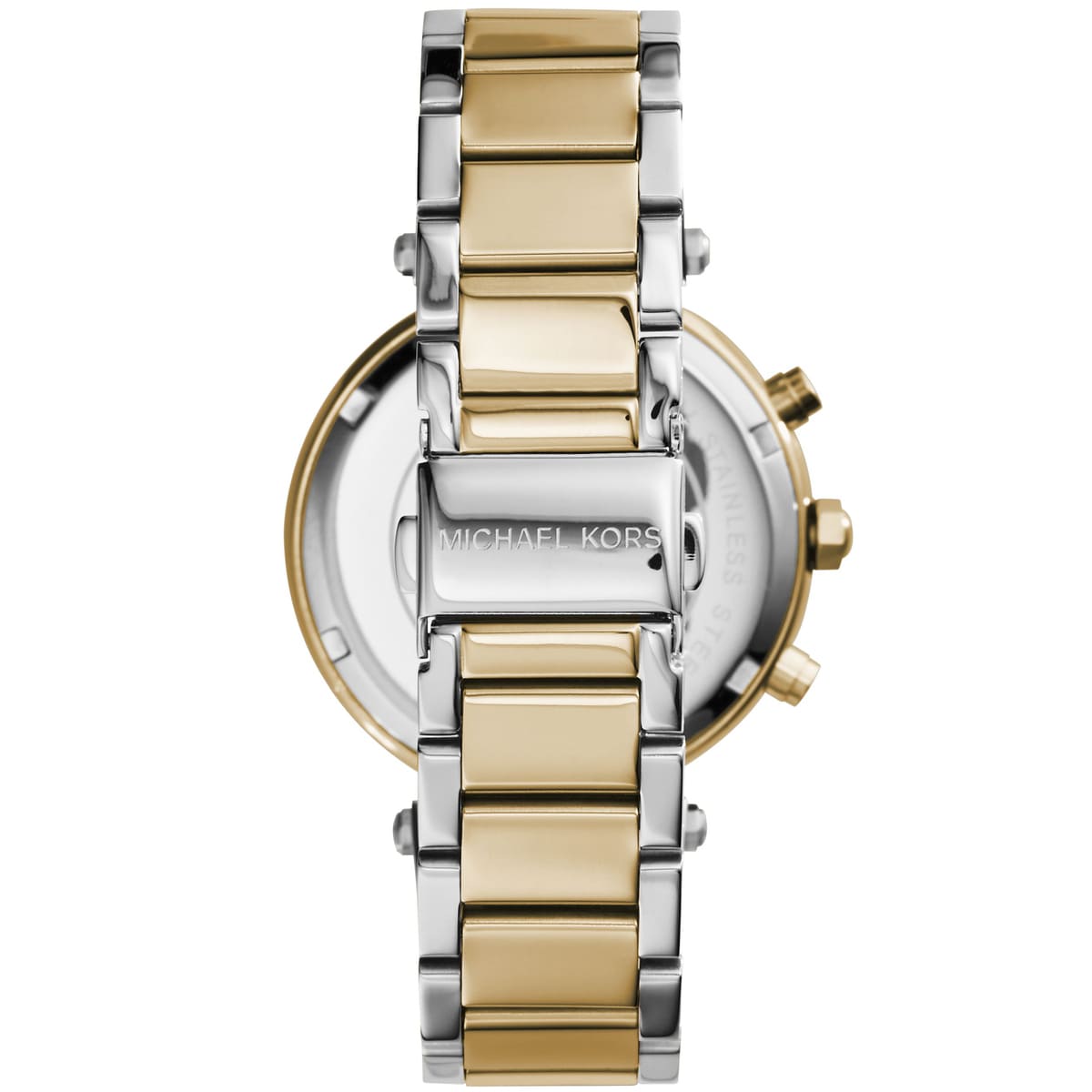 Michael Kors MK5626 Parker Women’s White Dial Two-Tone Chronograph Watch - Luxury Hub Store