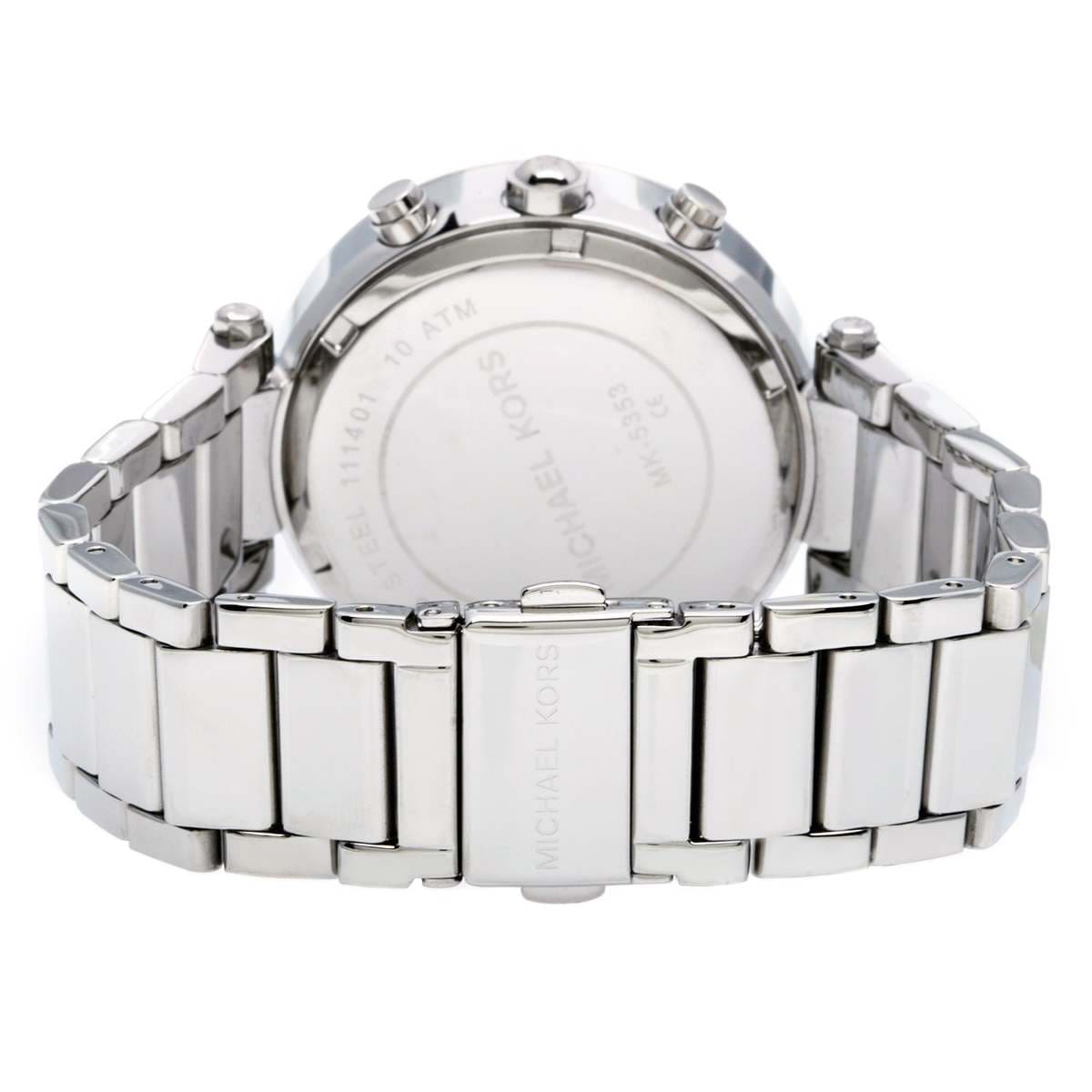 Michael Kors MK5353 Parker Women’s Silver Dial Stainless Steel Chronograph Watch - Luxury Hub Store