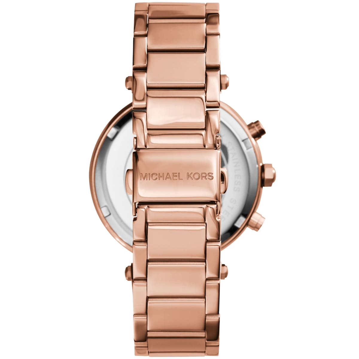 Michael Kors MK5491 Parker Women’s Mother of Pearl Dial Rose Gold Stainless Steel Chronograph Watch - Luxury Hub Store