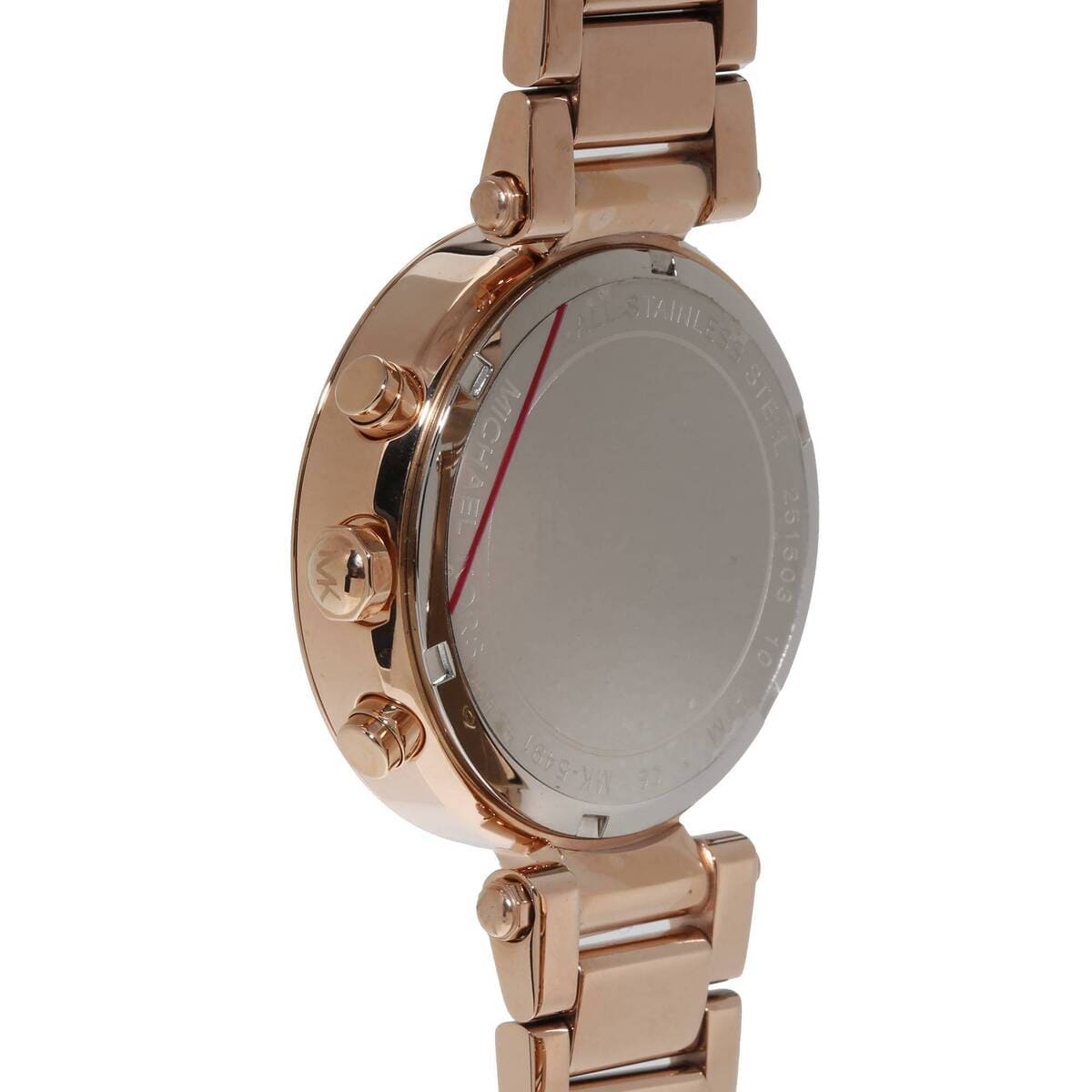 Michael Kors MK5491 Parker Women’s Mother of Pearl Dial Rose Gold Stainless Steel Chronograph Watch - Luxury Hub Store