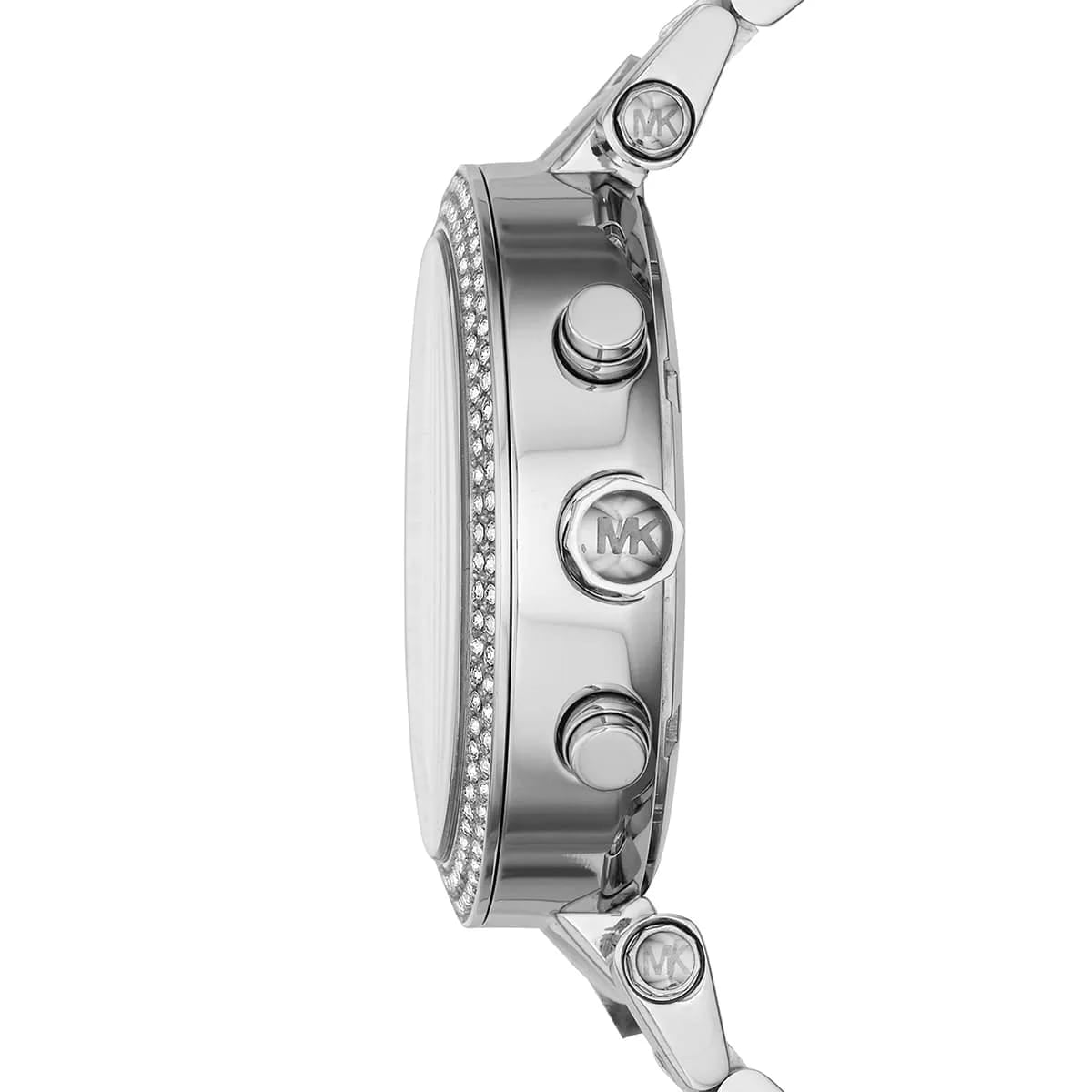 Michael Kors MK6117 Parker Women’s Blue Dial Silver Stainless Steel Chronograph Watch - Luxury Hub Store