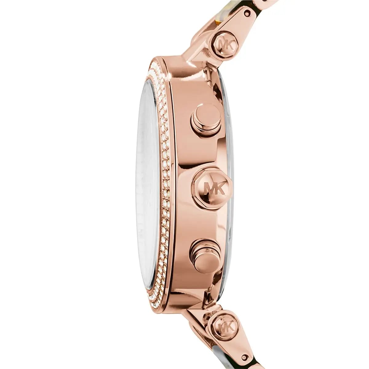 Michael Kors MK5538 Parker Women’s Rose Gold Dial Rose Gold Stainless Steel Chronograph Watch - Luxury Hub Store