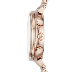 Michael Kors MK6560 Sofie Women’s Rose Gold Dial Rose Gold Stainless Steel Chronograph Watch - Luxury Hub Store