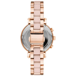Michael Kors MK6560 Sofie Women’s Rose Gold Dial Rose Gold Stainless Steel Chronograph Watch - Luxury Hub Store
