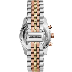Michael Kors MK5735 Lexington Women’s Tri-Tone Chronograph Watch - Luxury Hub Store