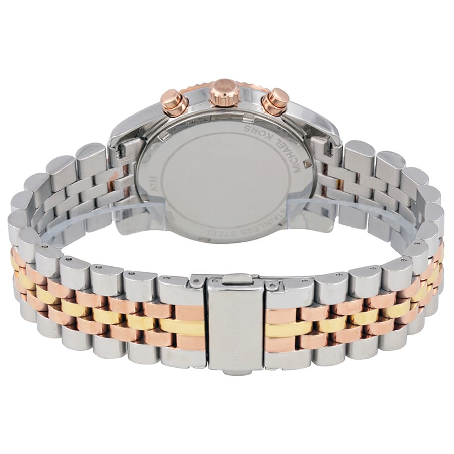 Michael Kors MK5735 Lexington Women’s Tri-Tone Chronograph Watch - Luxury Hub Store