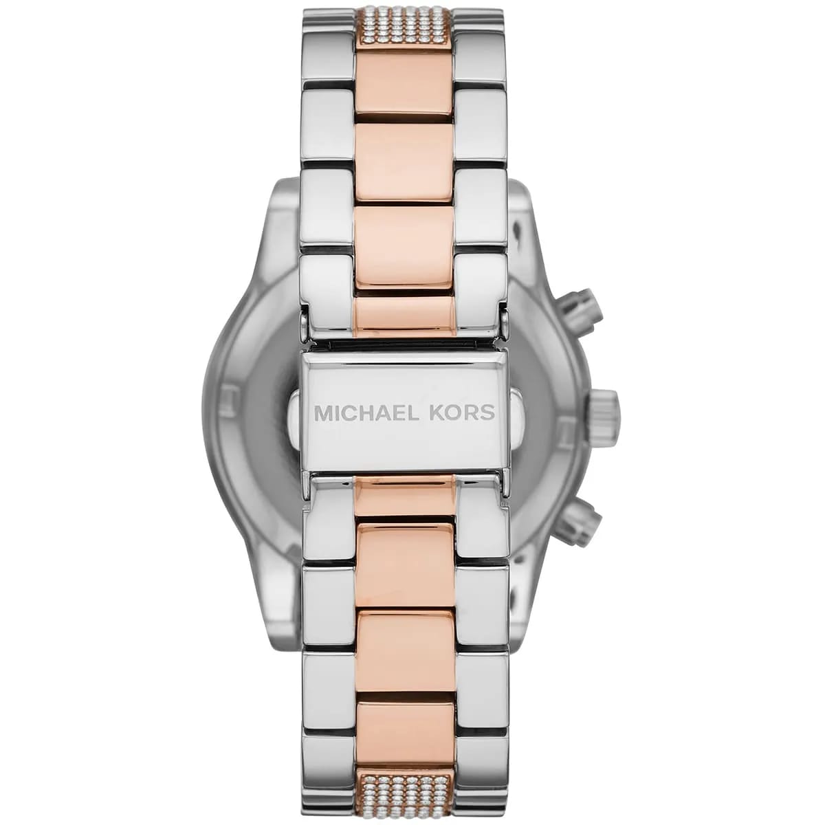 Michael Kors MK6651 Ritz Women’s Silver Dial Two-Tone Stainless Steel Chronograph Watch - Luxury Hub Store