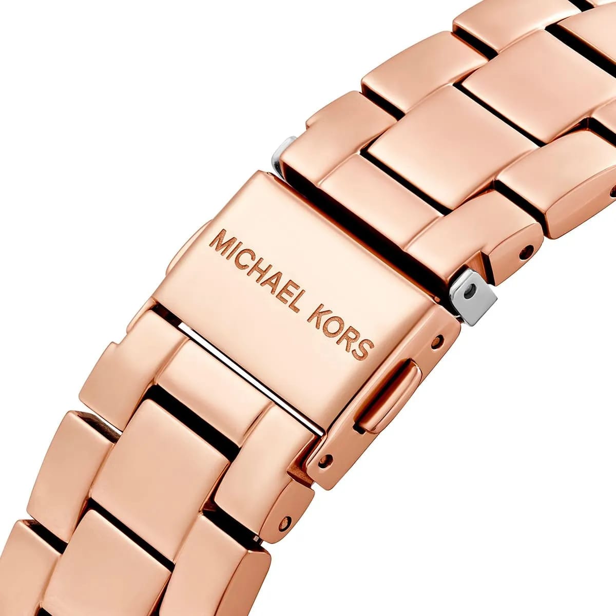 Michael Kors MK6598 Ritz Women’s Rose Gold Dial Rose Gold Stainless Steel Chronograph Watch - Luxury Hub Store