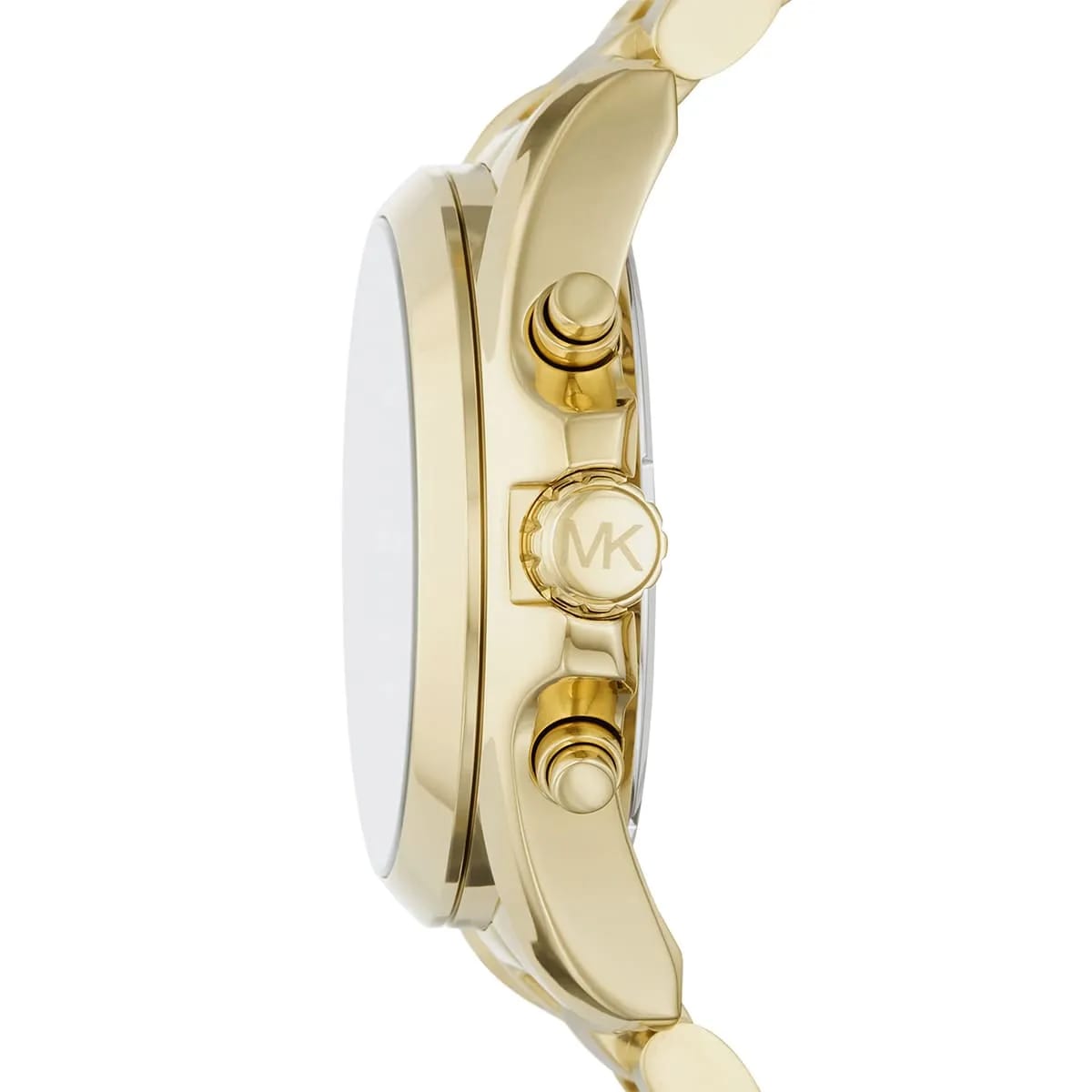 Michael Kors MK5739 Bradshaw Women’s Black Dial Gold Stainless Steel Chronograph Watch - Luxury Hub Store