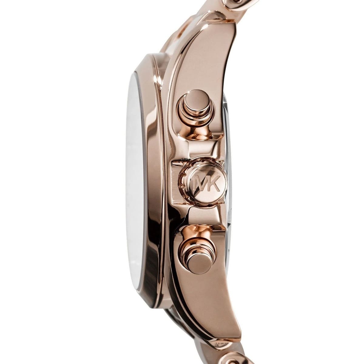 Michael Kors MK6066 Bradshaw Women’s Rose Gold Dial Rose Gold Stainless Steel Chronograph Watch - Luxury Hub Store