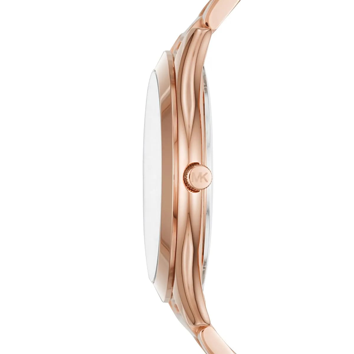 Michael Kors MK3591 Slim Runway Women’s Rose Gold Crystal Dial Stainless Steel Watch - Luxury Hub Store