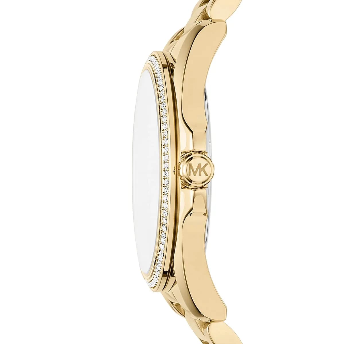 Michael Kors MK6555 Women’s Gold Dial Gold Stainless Steel Crystal Logo Watch - Luxury Hub Store