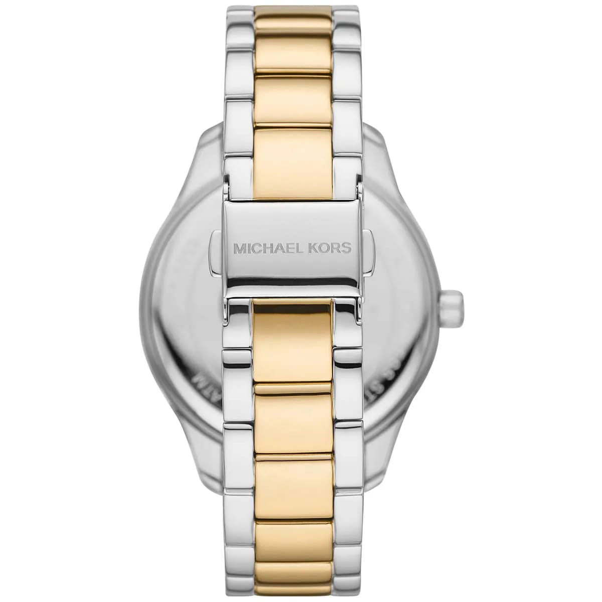 Michael Kors MK6899 Women’s Silver Dial Two-Tone Stainless Steel Crystal Bezel Watch - Luxury Hub Store