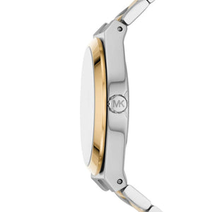 Michael Kors MK7464 Women’s White Dial Two-Tone Stainless Steel Lennox Watch - Luxury Hub Store