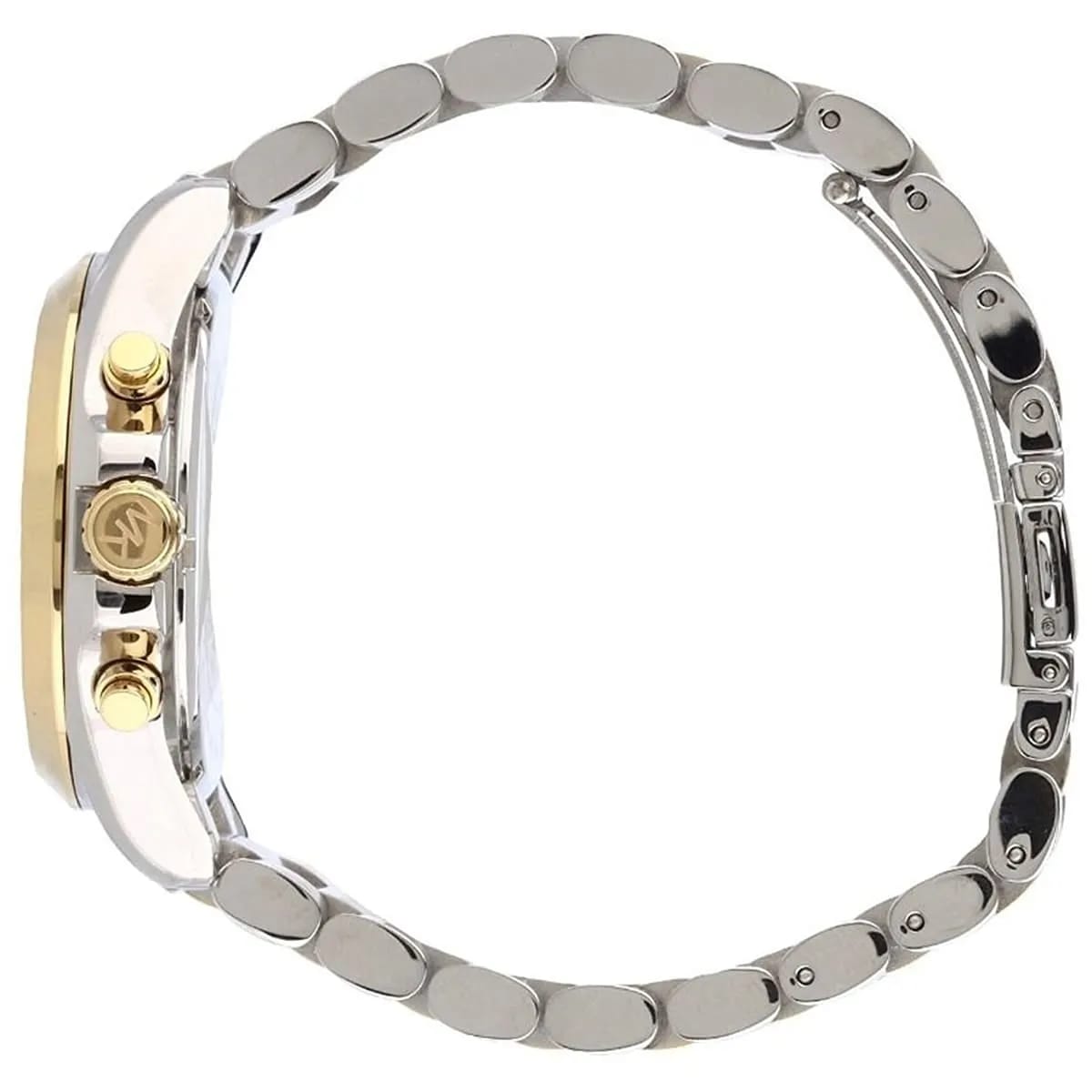 Michael Kors MK5627 Women’s White Dial Two-Tone Stainless Steel Bradshaw Watch - Luxury Hub Store