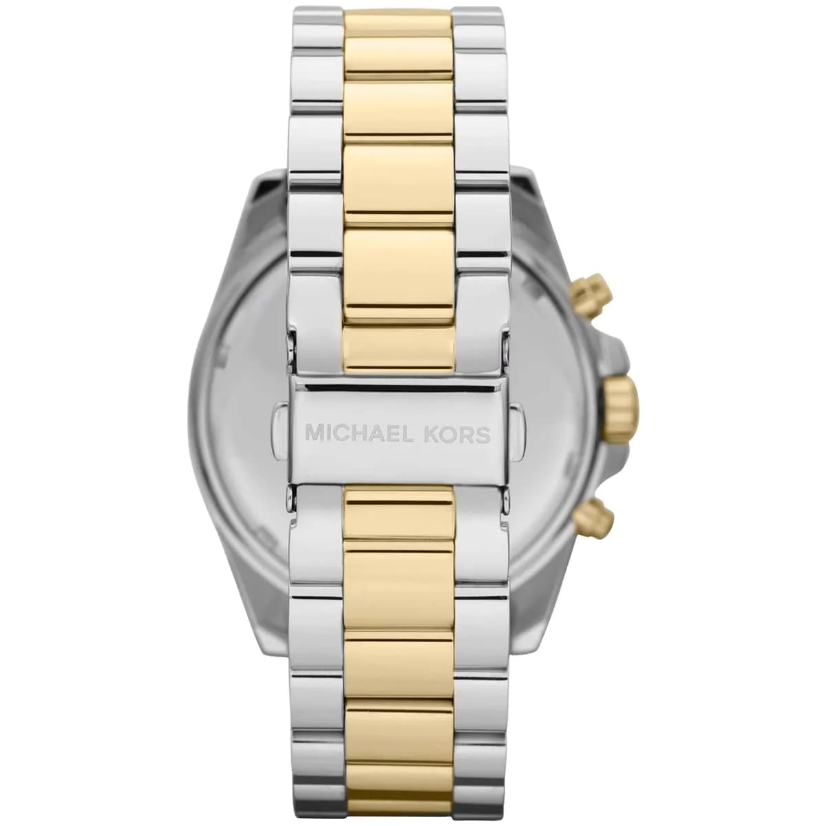 Michael Kors MK5627 Women’s White Dial Two-Tone Stainless Steel Bradshaw Watch - Luxury Hub Store
