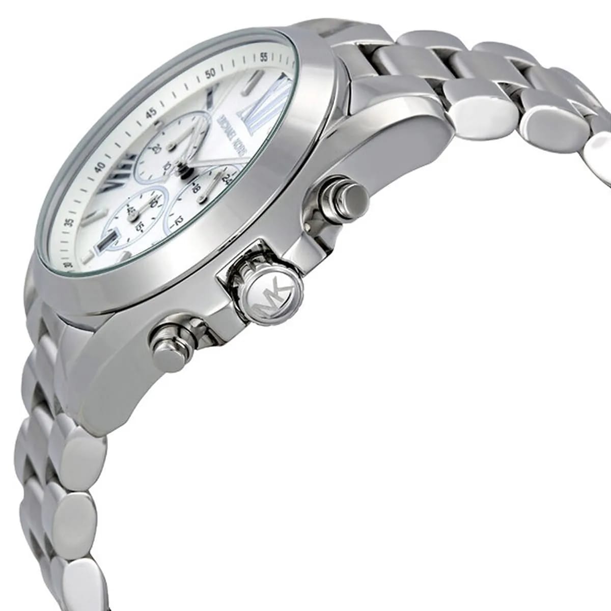 Michael Kors MK5535 Women’s Silver Dial Stainless Steel Bradshaw Watch - Luxury Hub Store