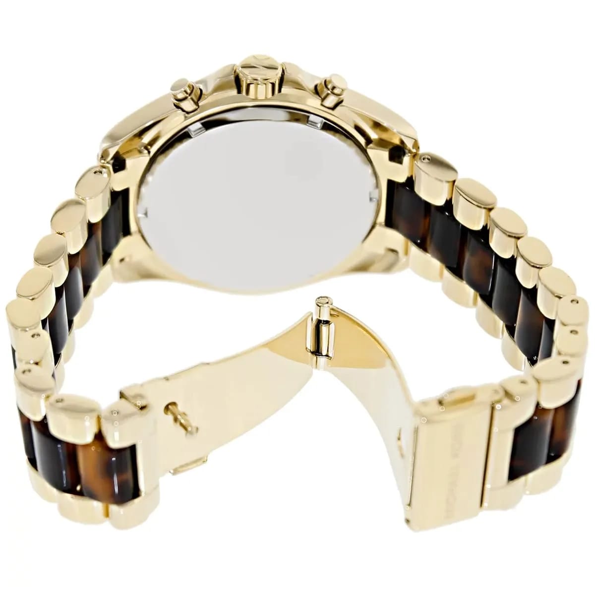 Michael Kors MK5696 Women’s Brown Dial Gold Stainless Steel Bradshaw Watch - Luxury Hub Store