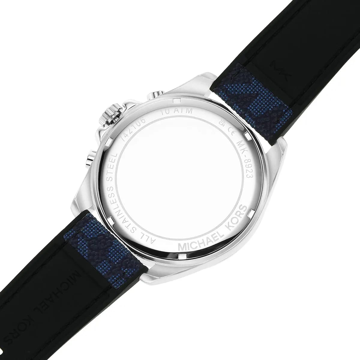 Michael Kors MK8923 Men’s Navy Blue Dial Blue Fabric Strap Chronograph Watch - Luxury Hub Store