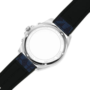 Michael Kors MK8923 Men’s Navy Blue Dial Blue Fabric Strap Chronograph Watch - Luxury Hub Store
