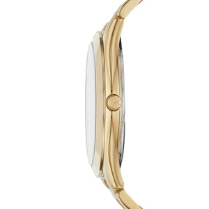 Michael Kors MK8621 Men’s Black Dial Gold Stainless Steel Watch - Luxury Hub Store