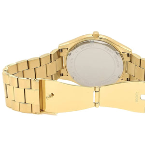 Michael Kors MK8621 Men’s Black Dial Gold Stainless Steel Watch - Luxury Hub Store