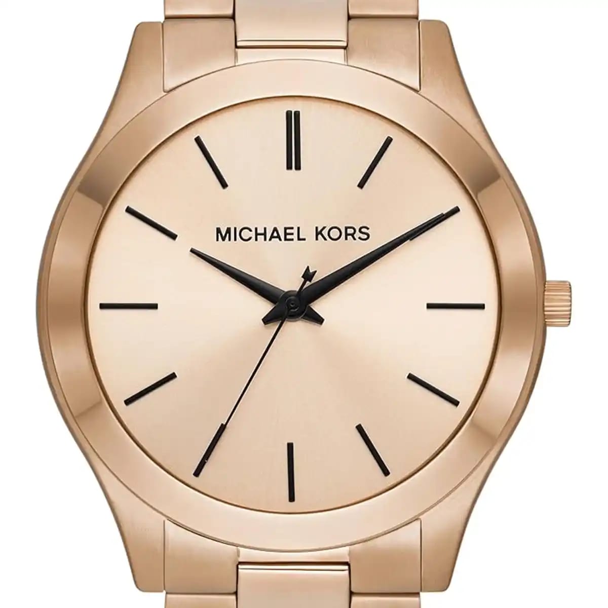 Michael Kors MK9122 Men’s Slim Runway Gold-Tone Stainless Steel Watch - Luxury Hub Store